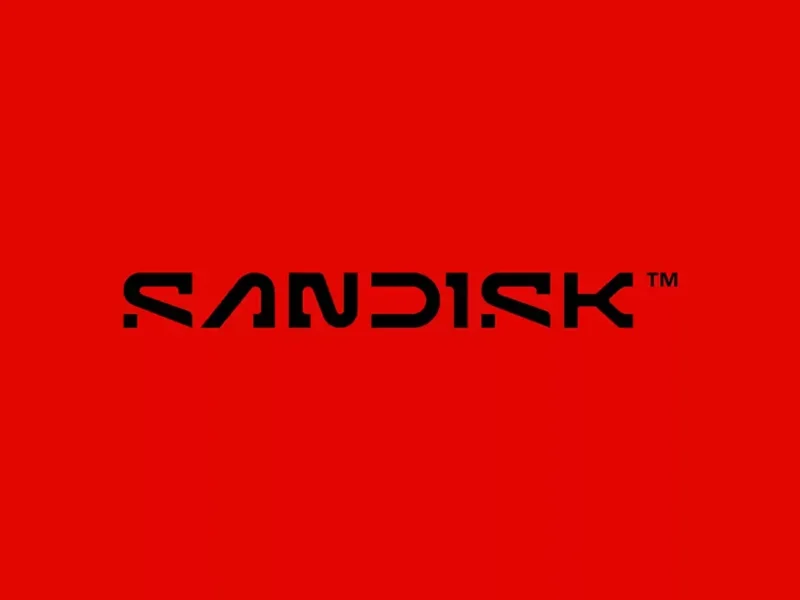 nouveau logo et nouveau branding pour le fabricant sandisk
