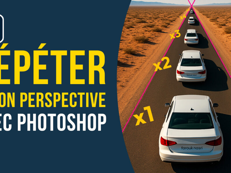 photoshop comment dupliquer un element selon une perspective