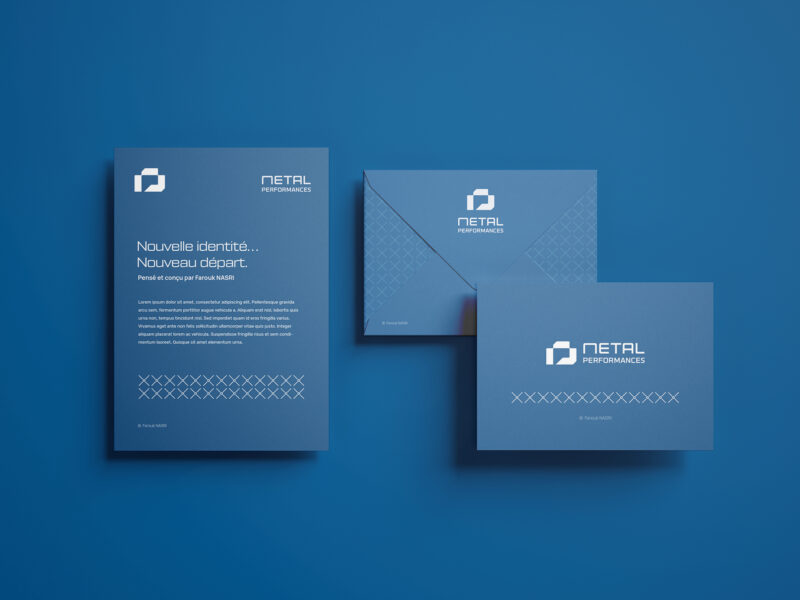 logo metal performances papeterie logo metal performances papeterie